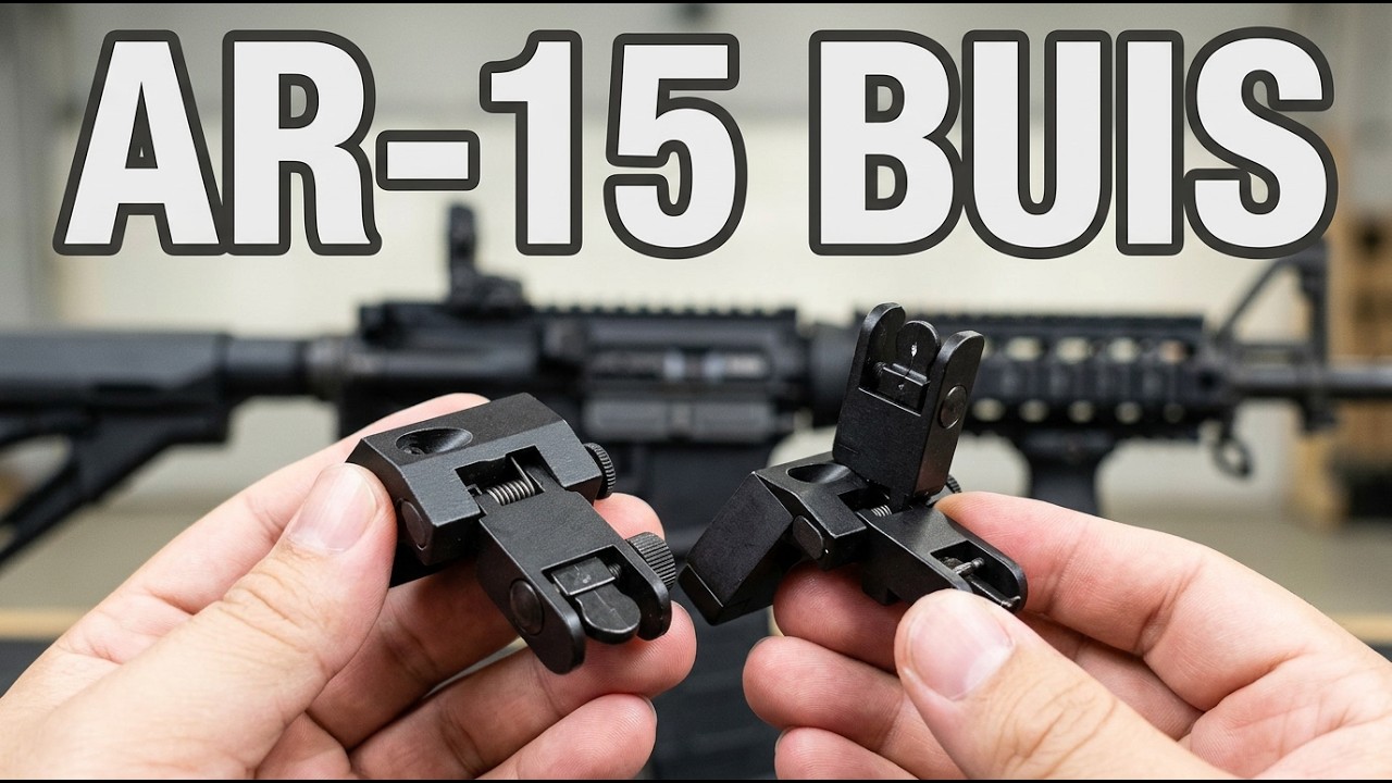 AR-15 Flip-Up 45 Degree Offset Rapid Transition Backup Iron Sights