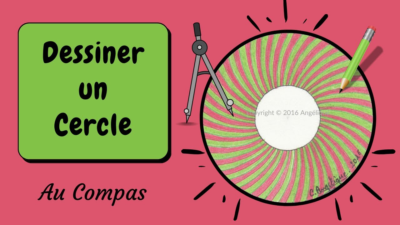 🎨 Comment Dessiner Un Cercle Au Compas [Tuto Dessin Au Compas 1]