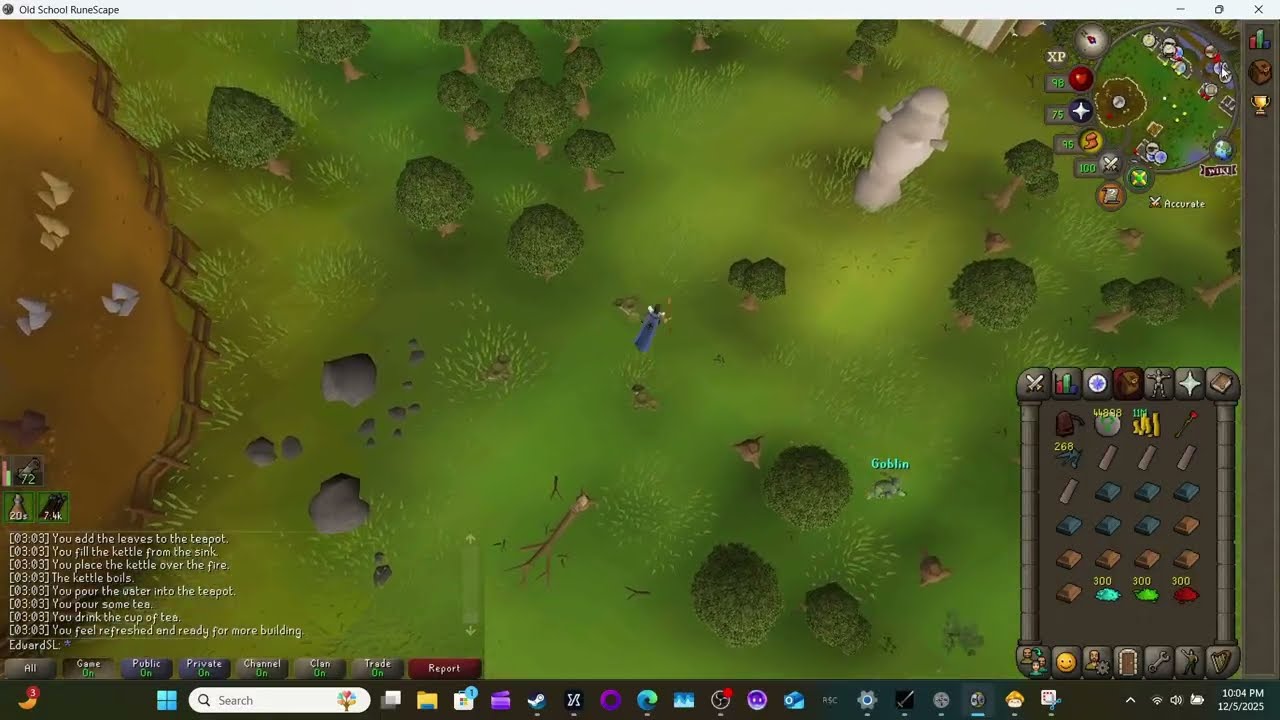 with only 69 [Construction] i build an [Eternal Brazier] and cheat my way to [Fremenik Shipwrecks]