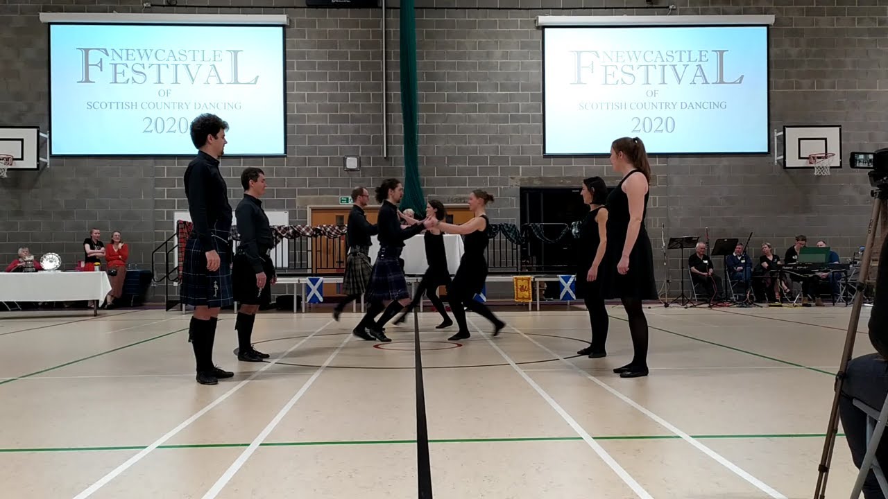 The Kissing Bridge - RSCDS Paris - Mixed Team - Newcastle Festival 2020