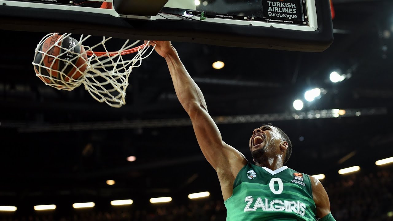 Highlights: Brandon Davies from Zalgiris Kaunas