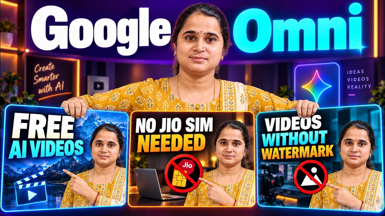 Use Google omni FREE I No Jio Sim+No Watermark | AI Video