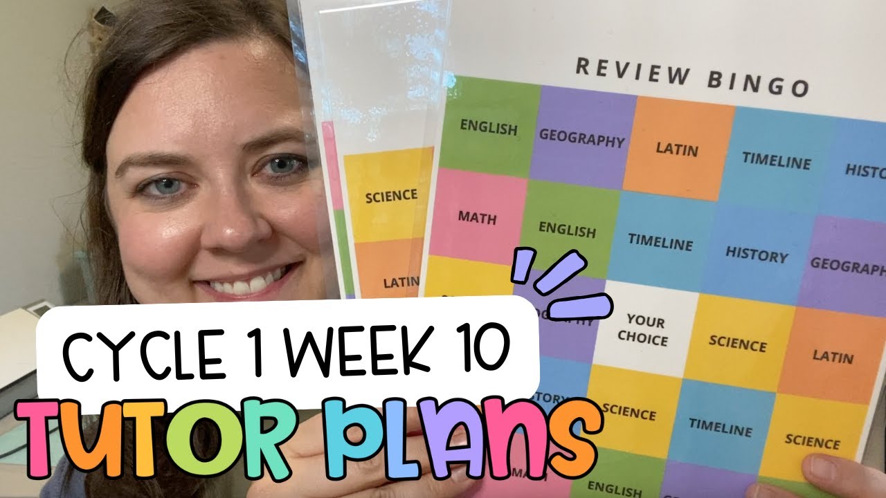 CC Cycle 1 Week 10 Tutor Plans (Abecedarian/Apprentice class)