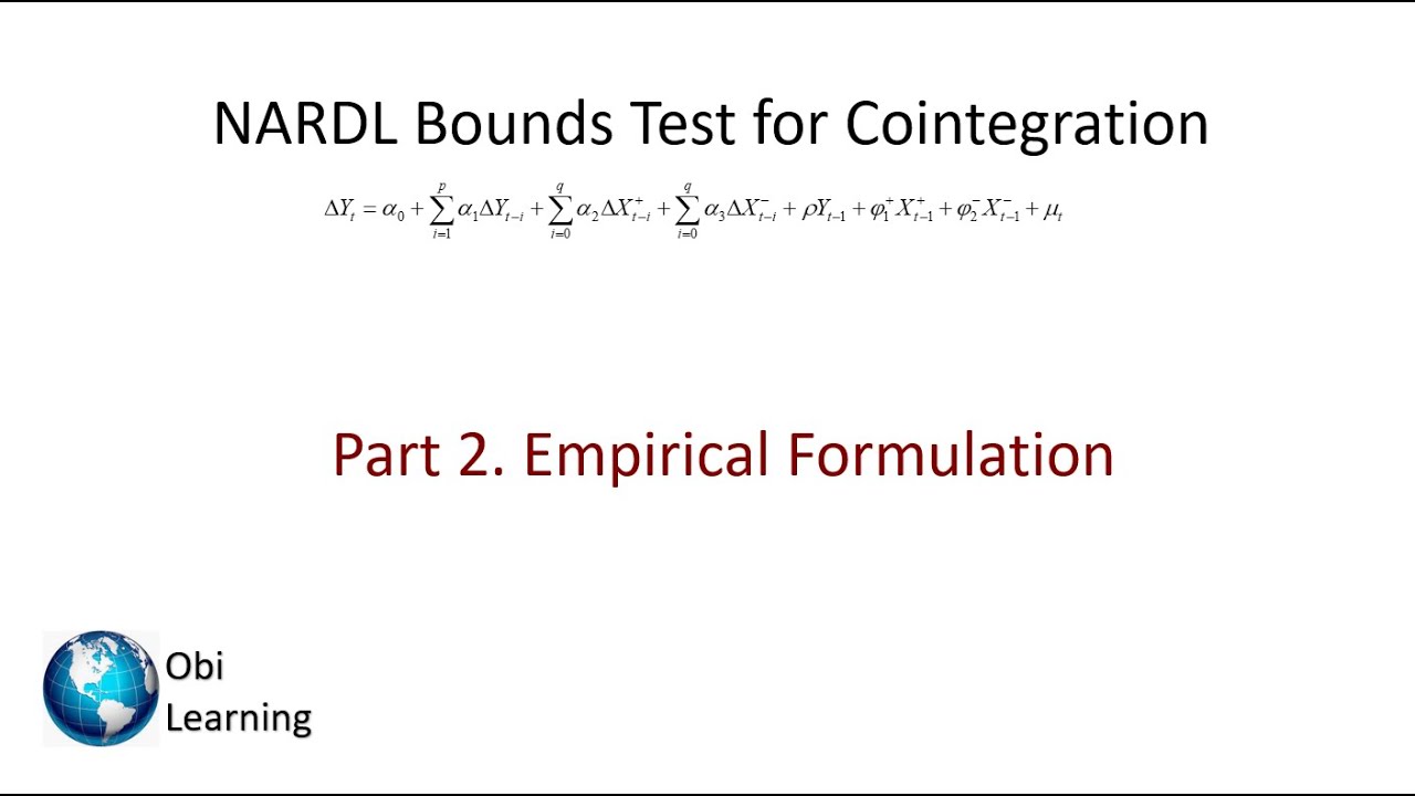 NARDL Bounds Test - 2of5 (Empirical Formulation)