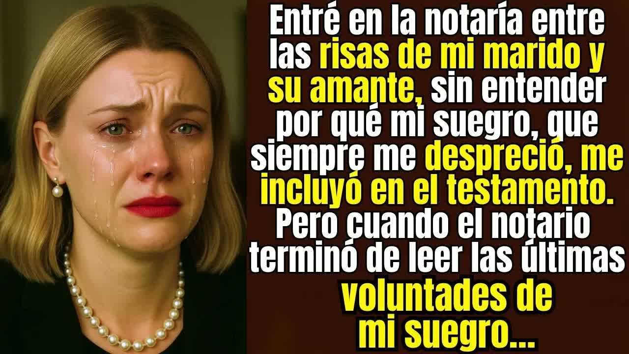 Mi marido y la amante se burlaron de mí durante la lectura del testamento  Pero poco después