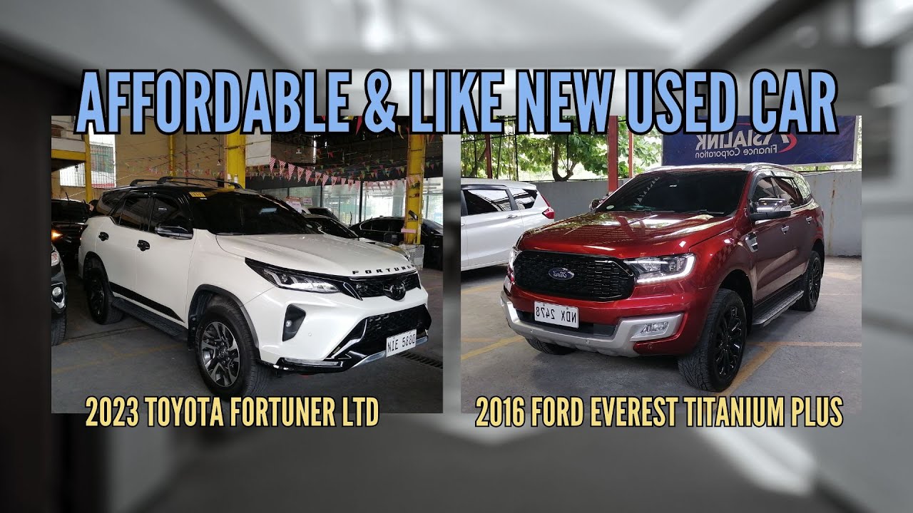 Used Car for sale Philippines | AFFORDABLE Toyota, Ford, Nissan & More!