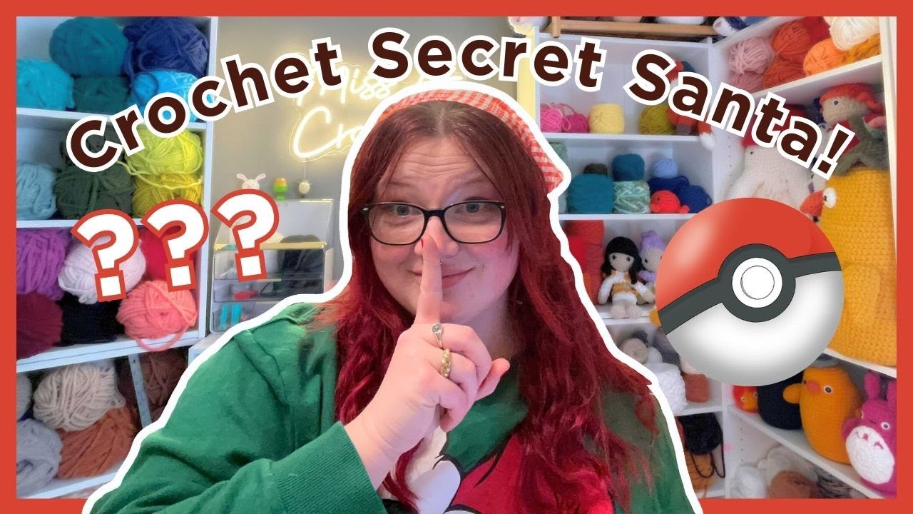 Подарок от тайного Санты, связанный крючком 🤫🎅❤️ Pokemon Edition 👀