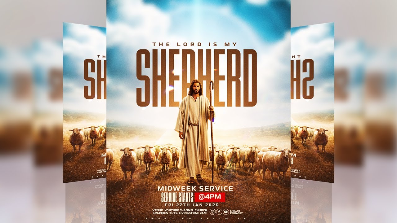 How to design a simple church poster in photoshop