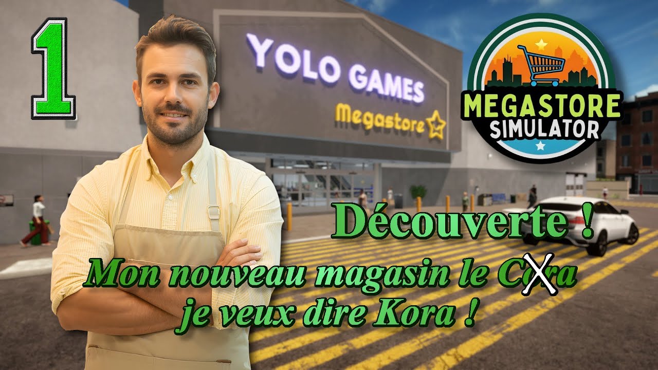 Megastore Simulator ! Découverte du côté boulangerie, et des licences de produit #Épisode 1