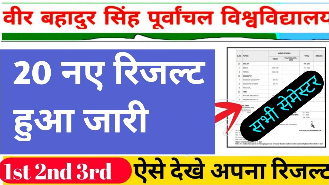 vbspu result 2026|ba result kaise dekhe 2026|ba 2nd semester result 2026|vbspu result 2025