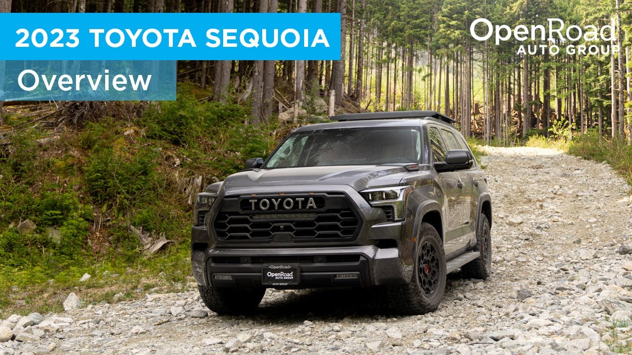 Go Big in the 2023 Toyota Sequoia TRD Pro | OpenRoad Auto Group