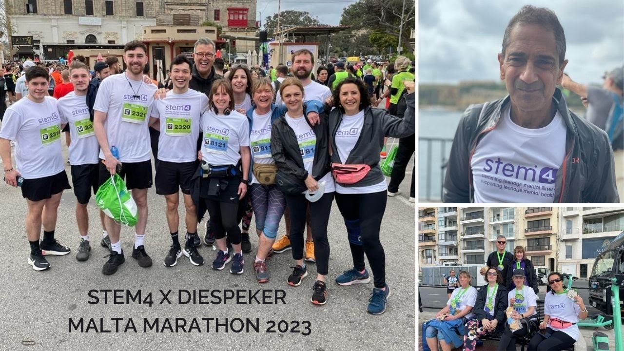 Diespeker supports stem4 at the Malta Marathon 2023