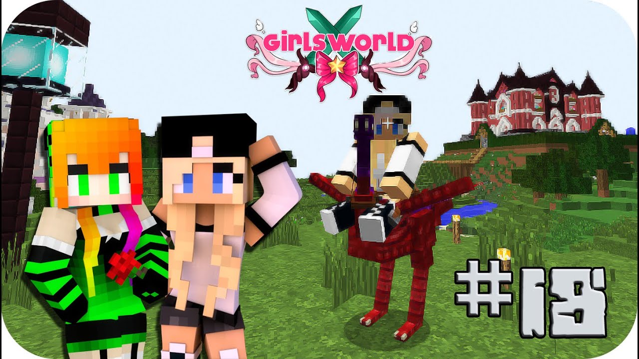 Capturando avestruces del averno con Nia!! - Girl's World Ep 18 Minecraft