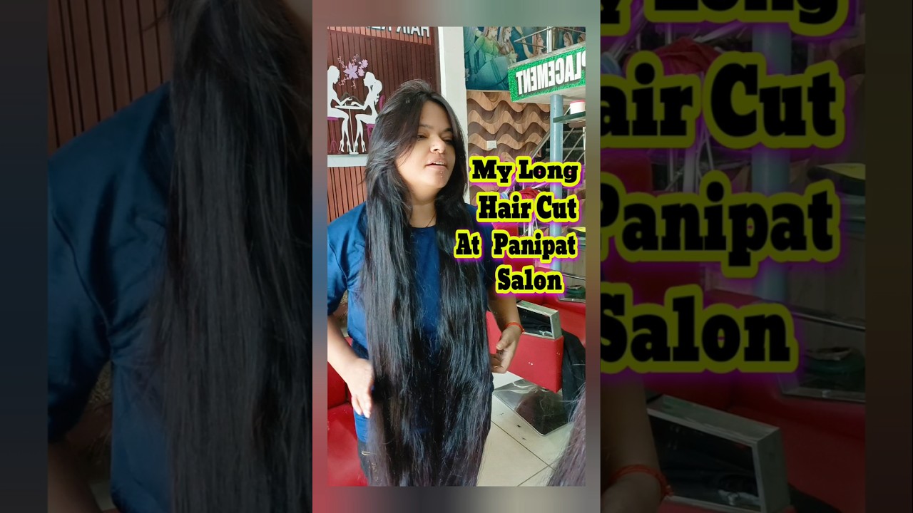 My Long Hair Cut At Panipat Best Salon Experience 🥵, 