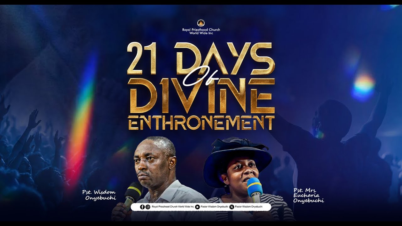 21 Days Of Divine Enthronement 2026 (Day 15) || Pastor Wisdom Onyebuchi || Ministering live