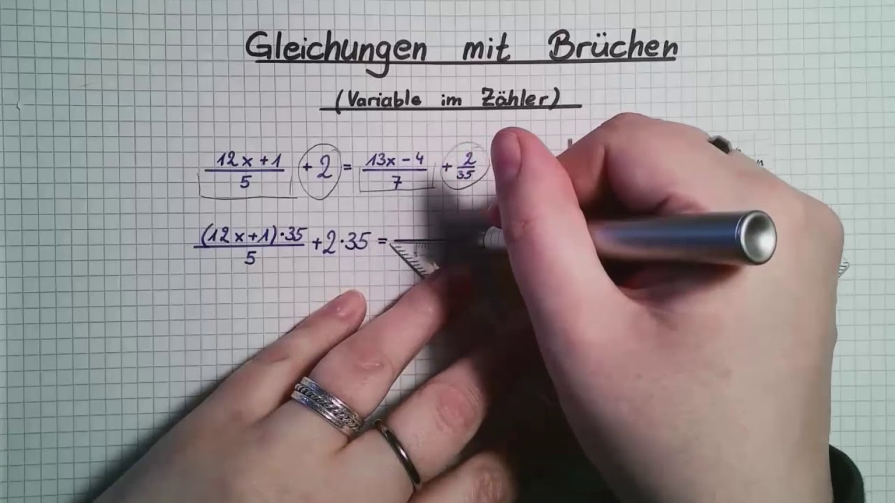 Gleichungen mit Brüchen