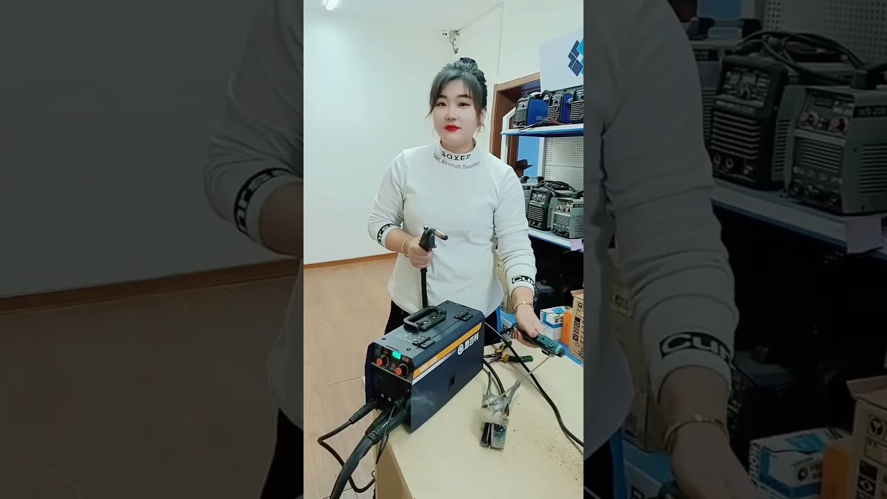 Gas free two shielded welding electric welding machine! Can weld thin and thick plates