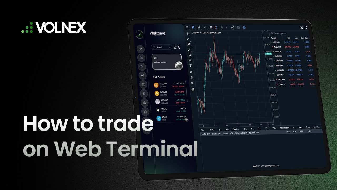 How to Trade on Volnex Web Portal | MT5 WebTrader Tutorial