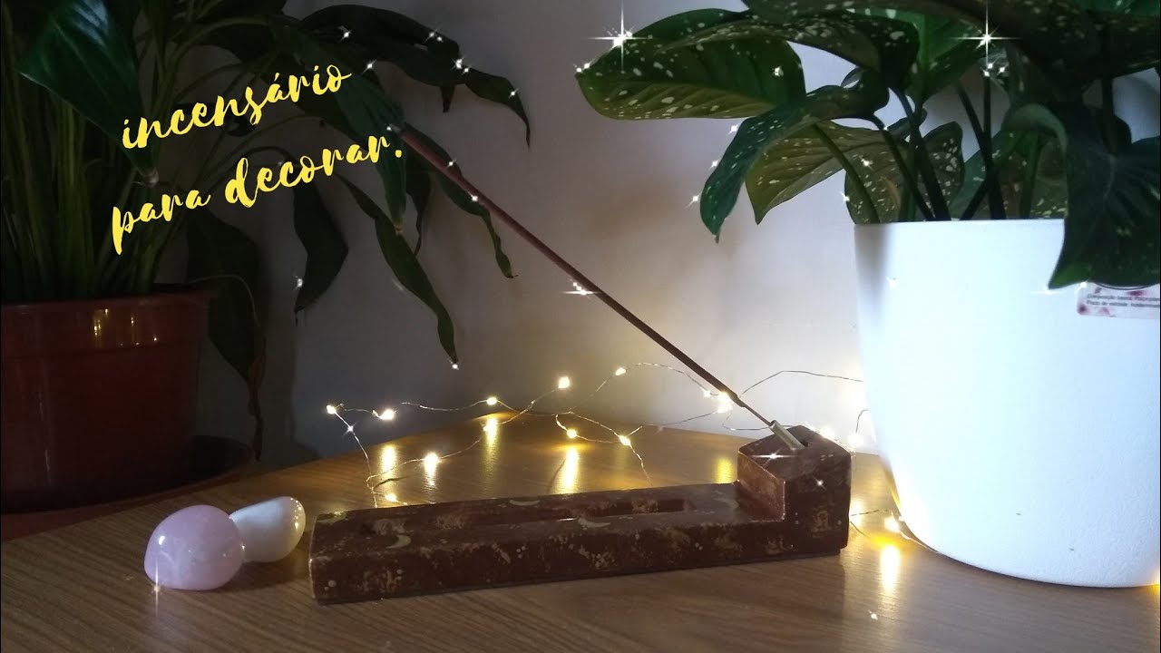 como fazer um incensário de gesso e decore sua sala ou quarto.
