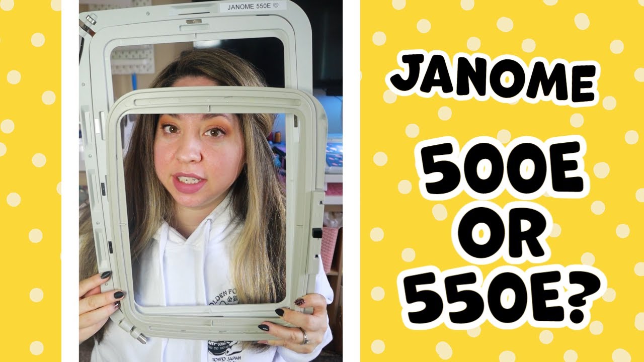 Janome 500E vs 550E
