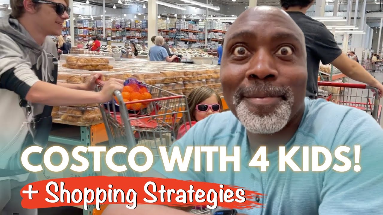 COSTCO HAUL WITH FOUR KIDS | DAD’S SHOPPING STRATEGY