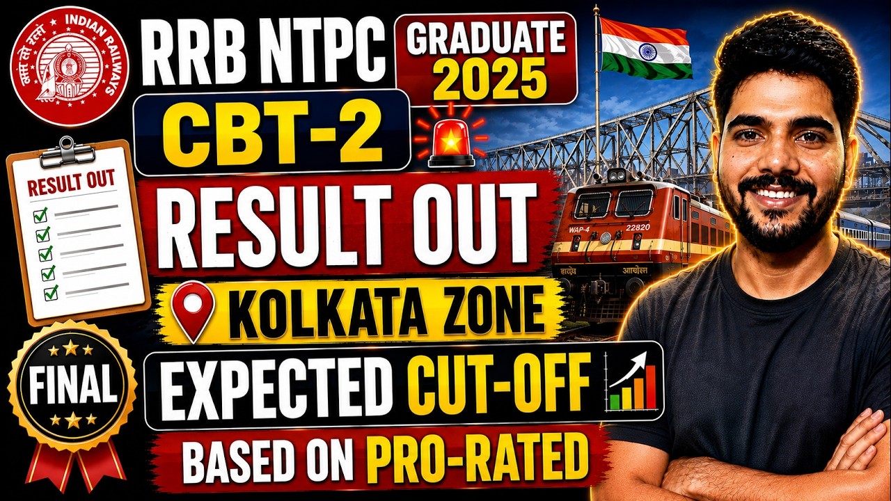 RRB NTPC GRADUATE 2025 || KOLKATA ZONE || FINAL || EXPEXTED CUT-OFF #rrbntpc2025 #rrbmahwal
