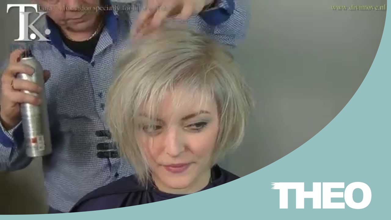 Trendy Dutch bob for an sexy Italian girl!!! Caterina's cut and color by T K