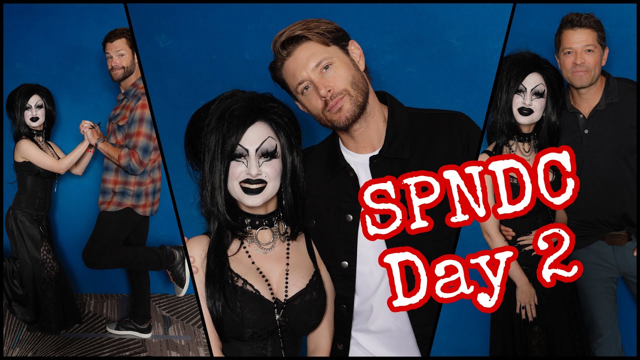 SPNDC Day 2 Vlog: Meeting Jensen, Jared, and Misha! - Mamie Hades