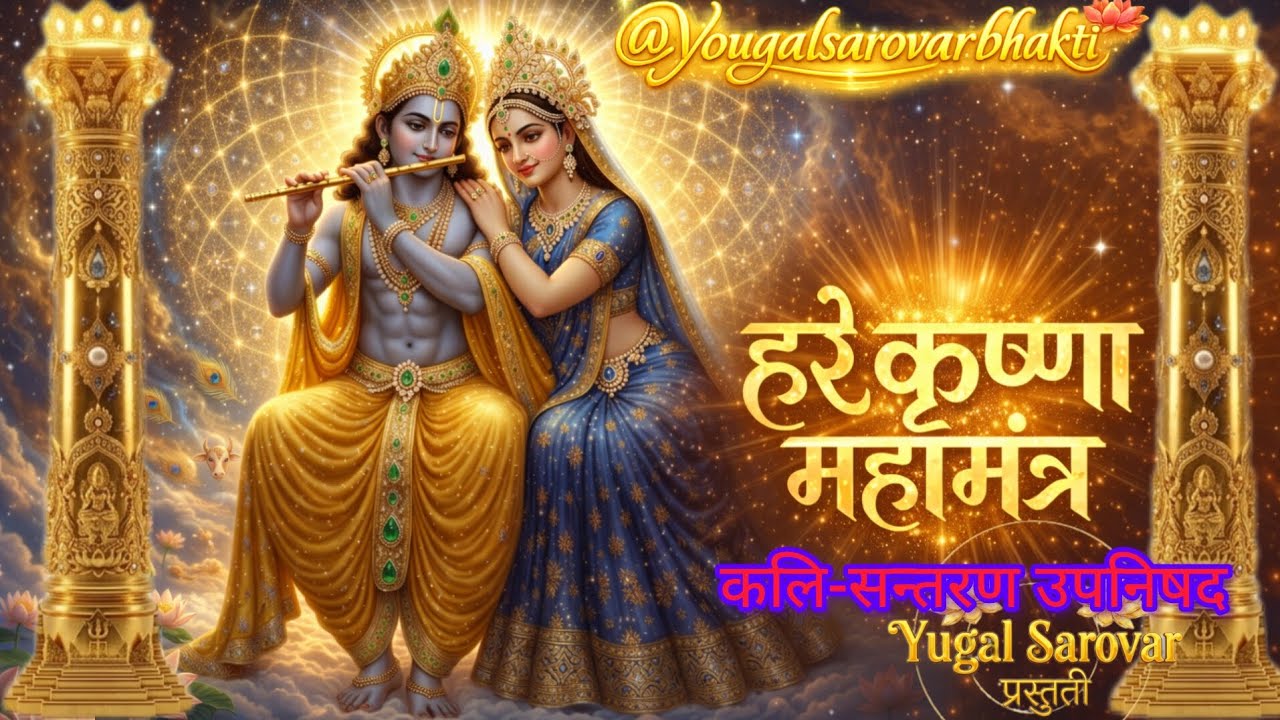 हरे कृष्णा (महामंत्र ) (कलि-सन्तरण उपनिषद ) #yougalsarovarbhakti #mahamantra #harekrishna #harerama 