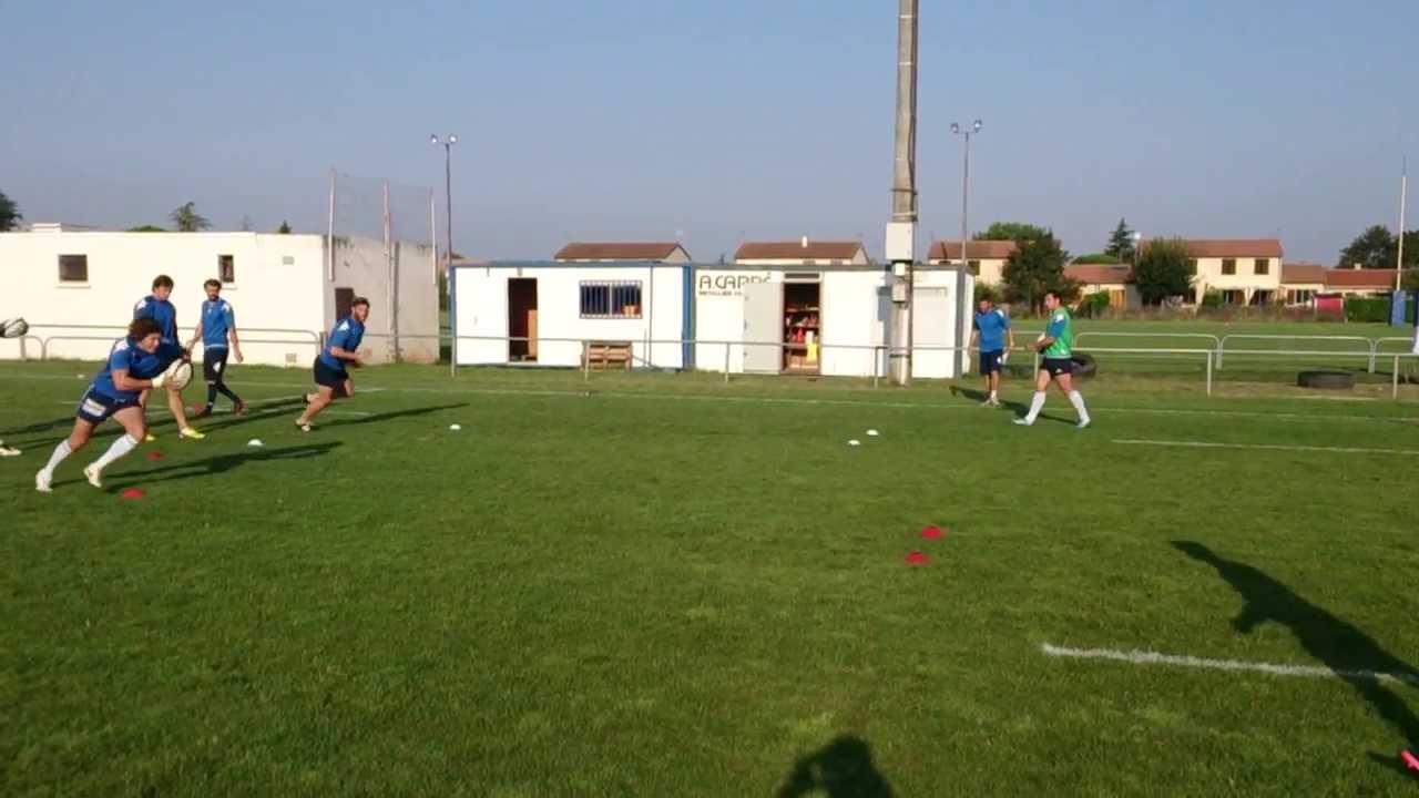 Rugby vitesse passe