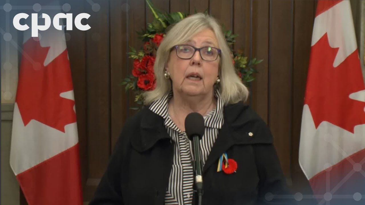 Elizabeth May raises concerns about Canada's commitment to climate action &ndash; November 7, 2025