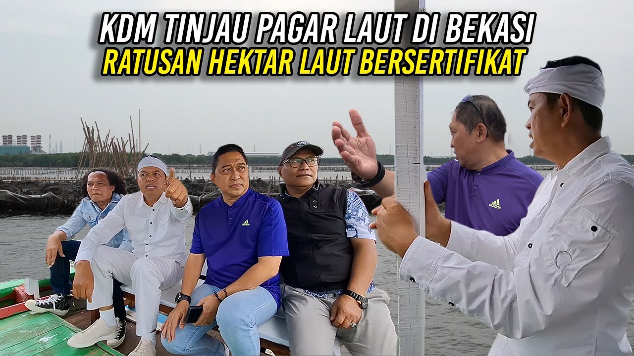 KDM TINJAU PAGAR LAUT DI BEKASI | RATUSAN HEKTAR LAUT BERSERTIFIKAT | INI LANGKAHNYA