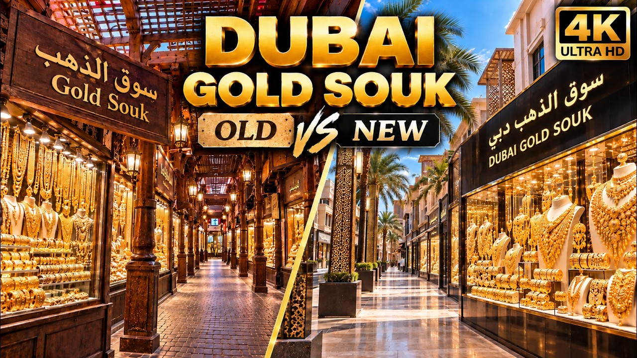 POV: Dubai Gold Souk 2026 🇦🇪 | Dubai New & Old Gold Souk Full Walking Tour in 4K