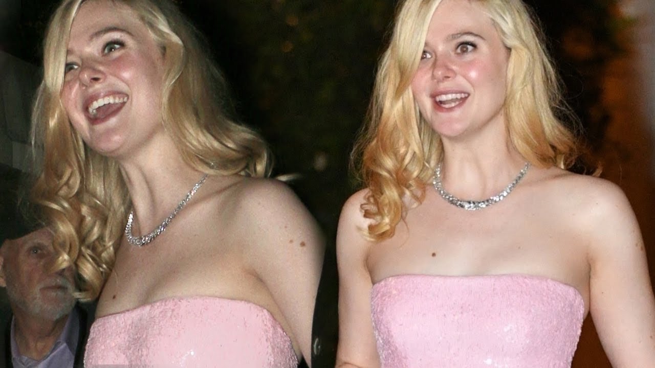 Elle Fanning at Governors Awards afterparty