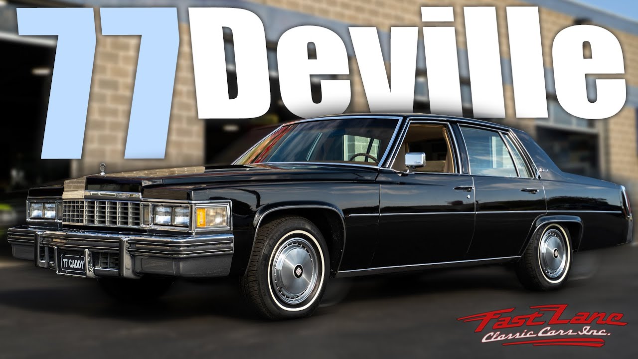 1977 Cadillac DeVille – Full-Size American Luxury Sedan! - For Sale at Fast Lane Classic Cars!