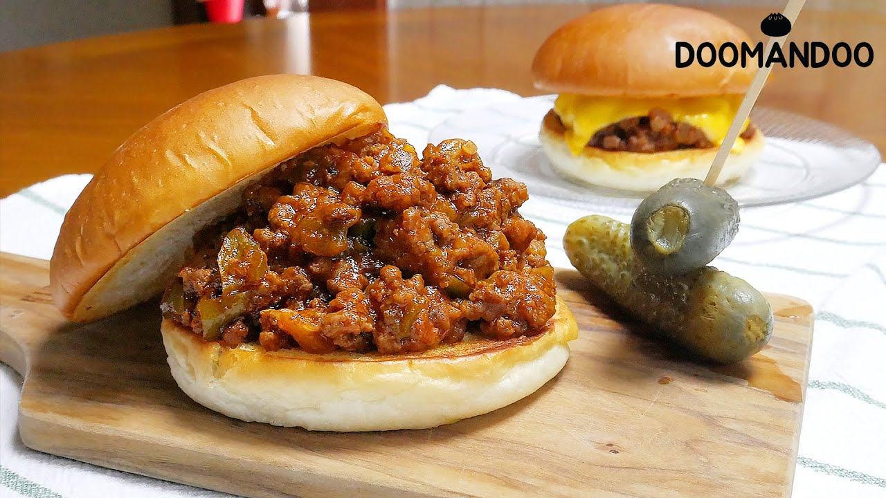 미국 가정식 슬로피 조 Sloppy Joe : 두만두 doomandoo