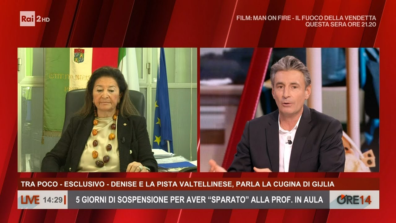 5 giorni di sospensione per aver "sparato" alla Prof. in aula -  Ore 14 del 26/10/2022