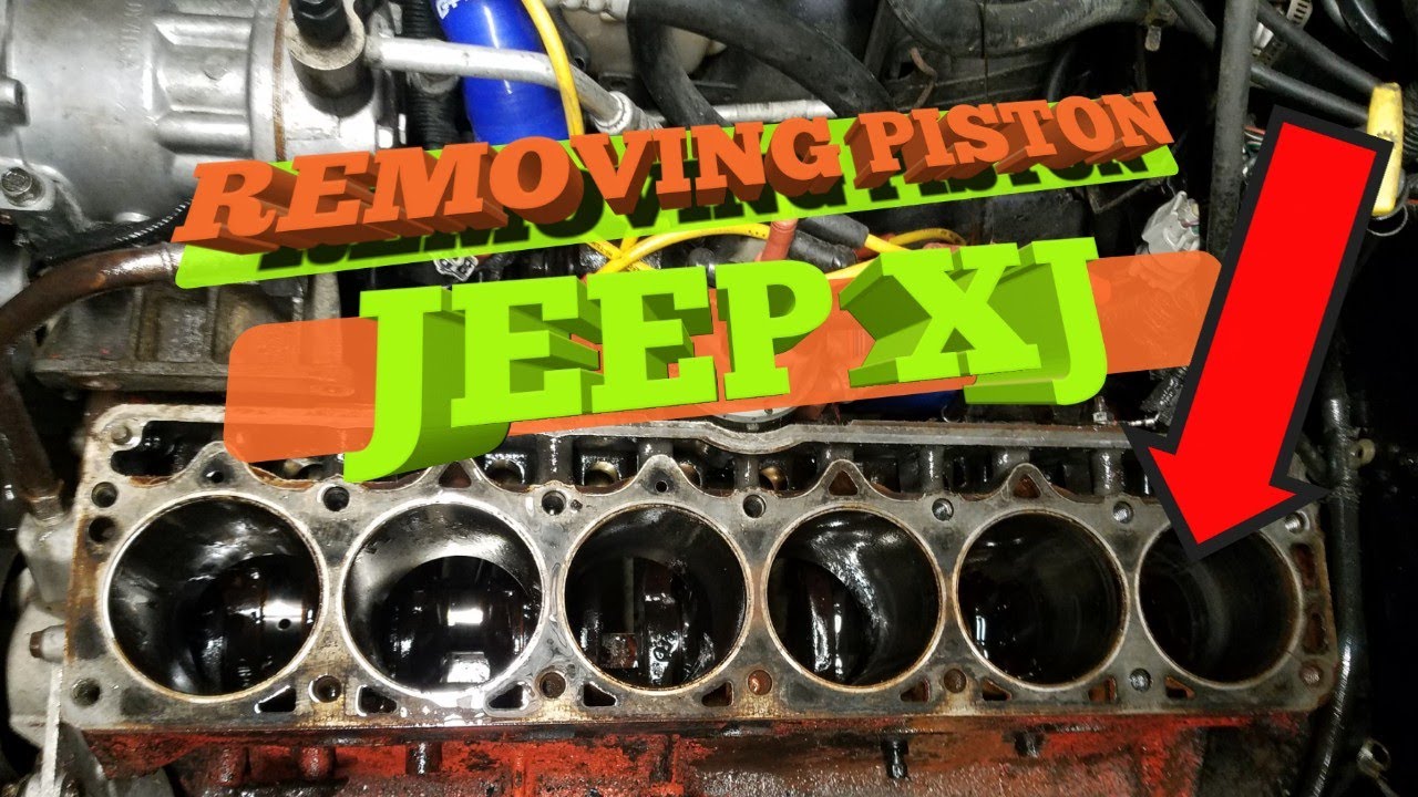 Removing piston from jeep 4.0 block.