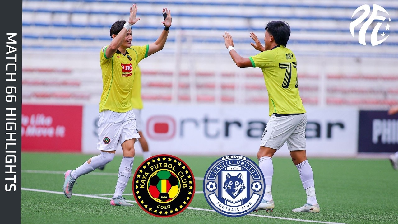 KAYA FC - ILOILO VS DON BOSCO GARELLI UNITED || Match Highlights | PFL 2025-2026 | M66