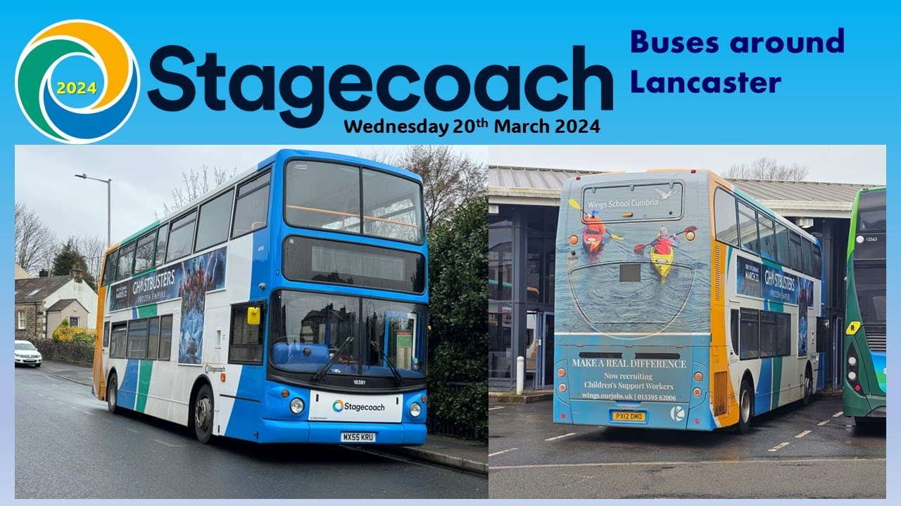 487 - Stagecoach buses in Lancaster on Wednesday 20th March 2024