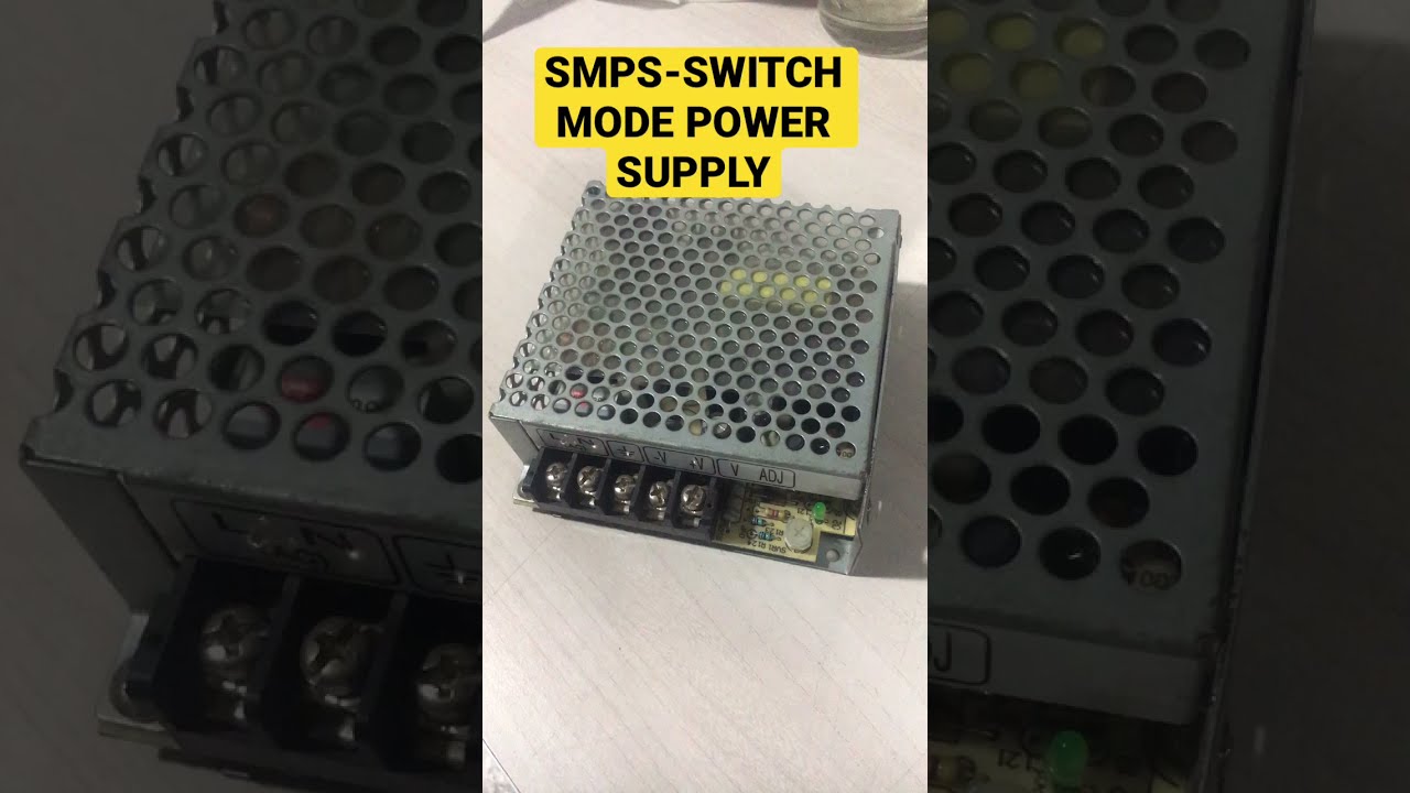 What is SMPS? How to connect smps in panel? How to set smps voltage? #shorts #electricalwale