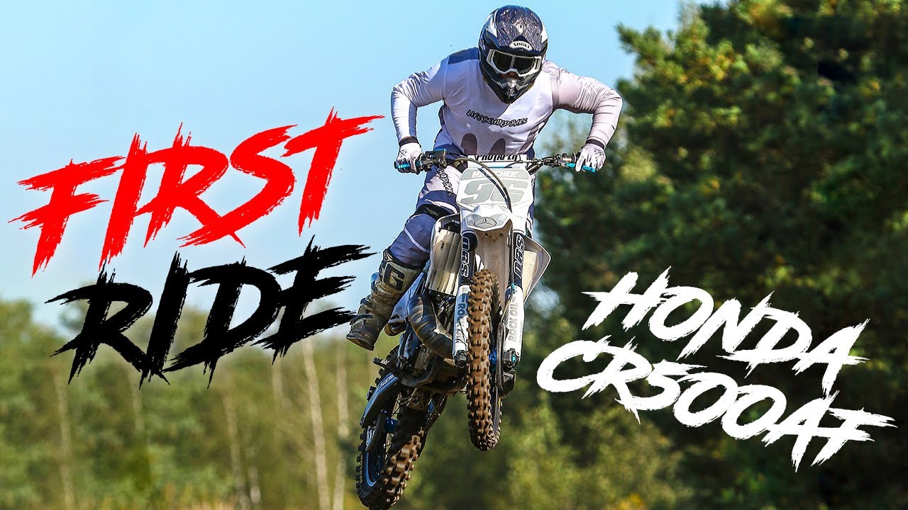 FIRST RIDE // Honda CR500AF RAW SOUND