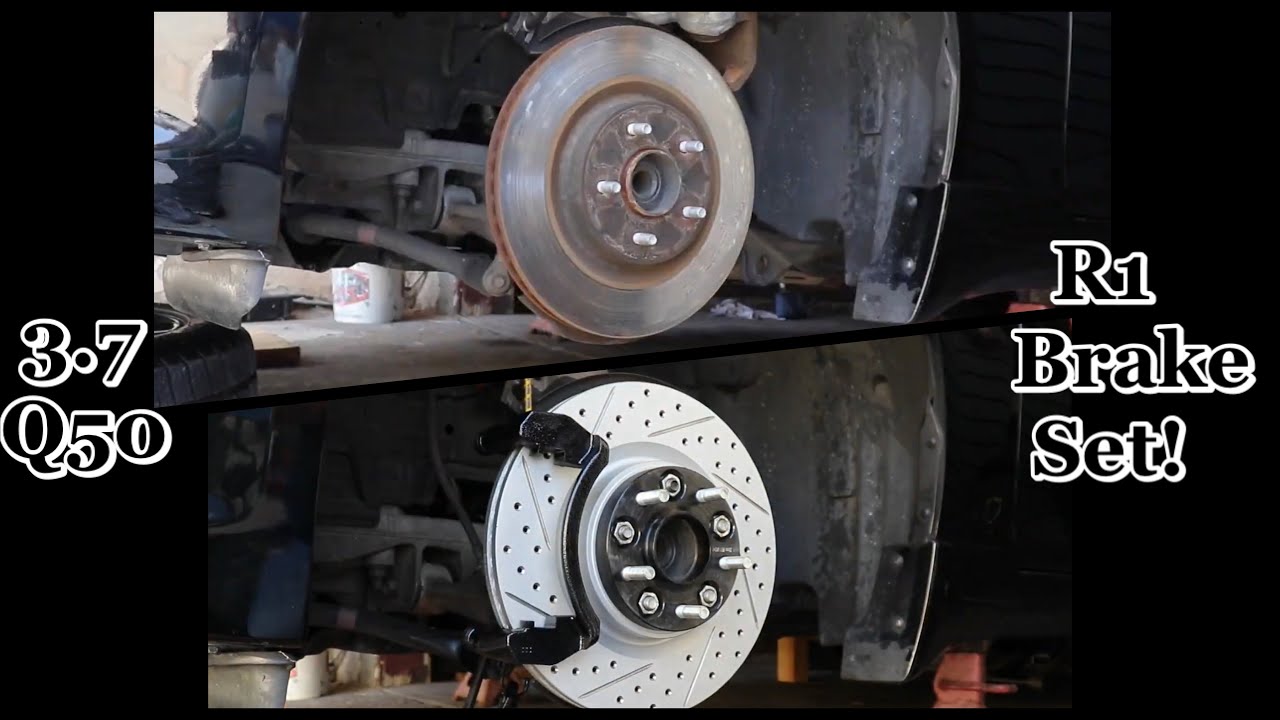 Infinity Q50 3.7 gets new R1 Concept brakes!