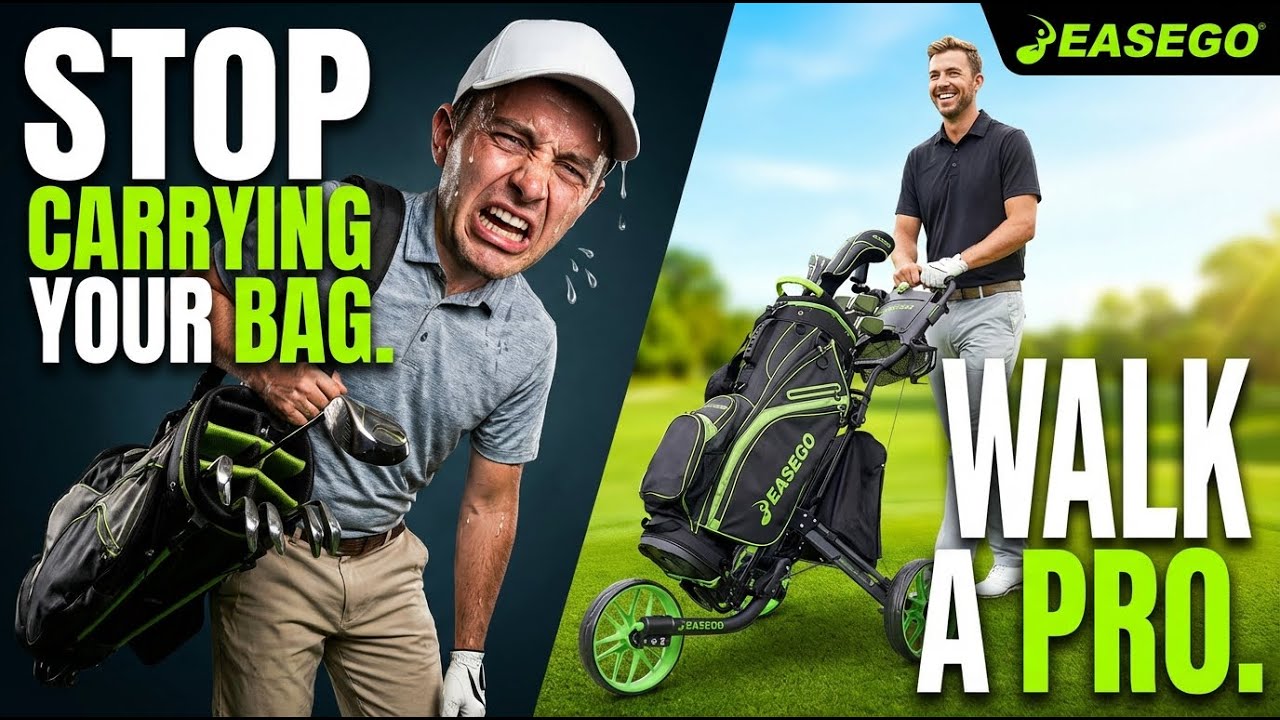 I Stopped Carrying My Golf Bag | This $120 EASEGO Golf Push Cart 3 Changed My Entire Game ⛳