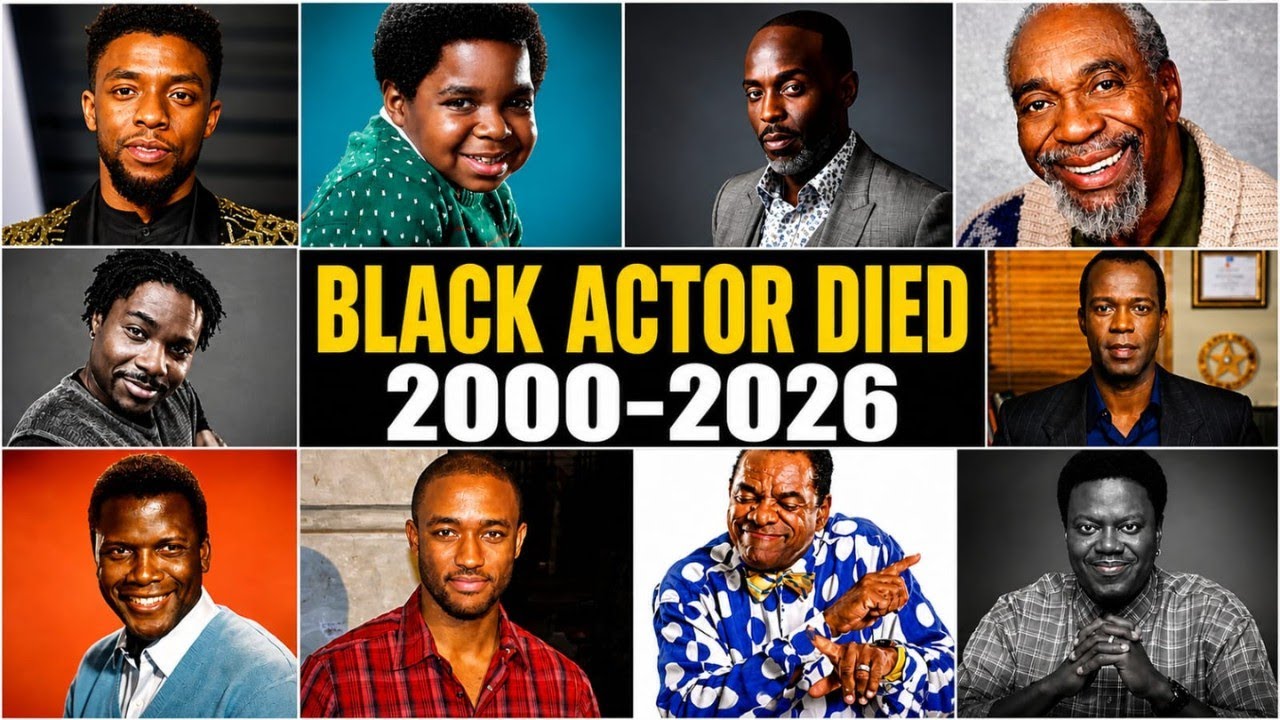 100 Black Actors Tragically Passed Away (2000- 2026) 💔....