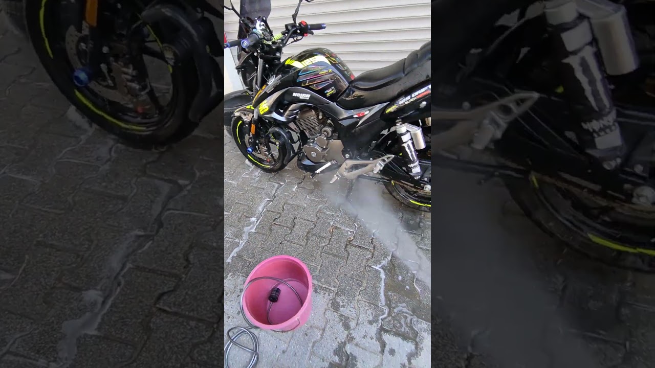 G&Uuml;ELA Şarjlı ve Y&uuml;ksek Basın&ccedil;lı Oto Yıkama Tabancası Motorsiklet Yıkama