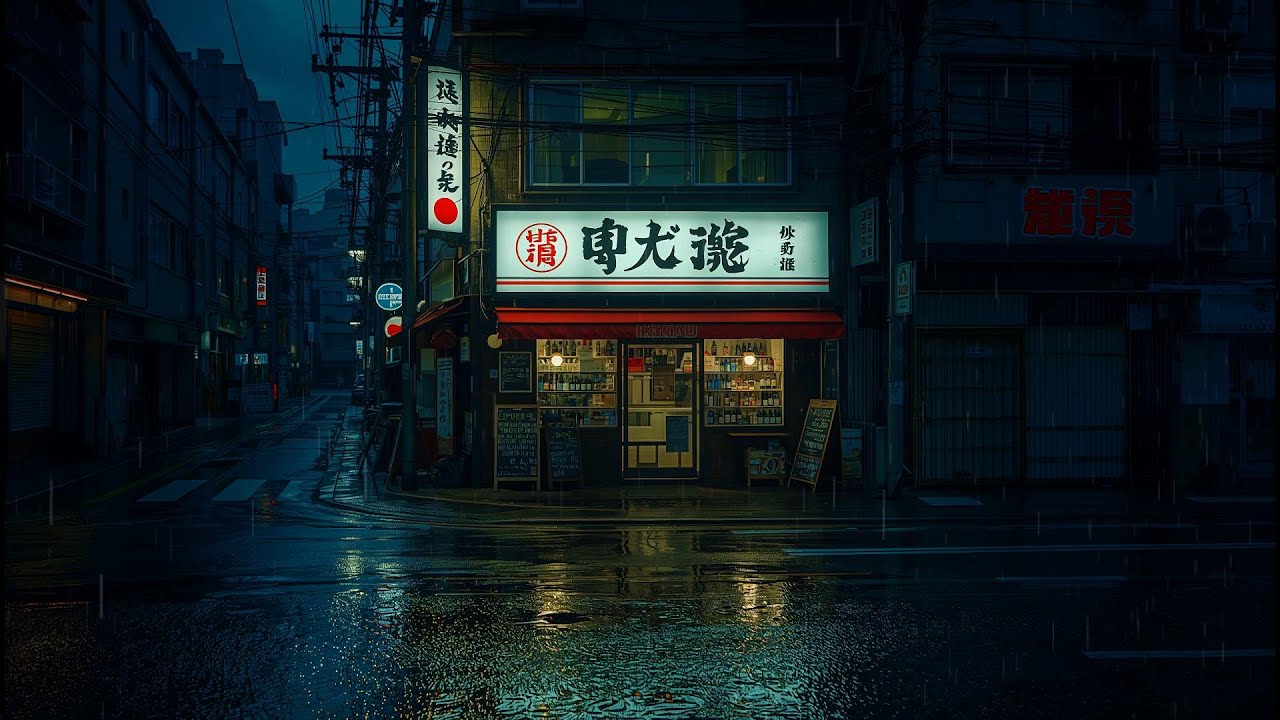 Tokyo Midnight Rain 🌧️ — Rainy Night Lofi Beats for Study & Focus