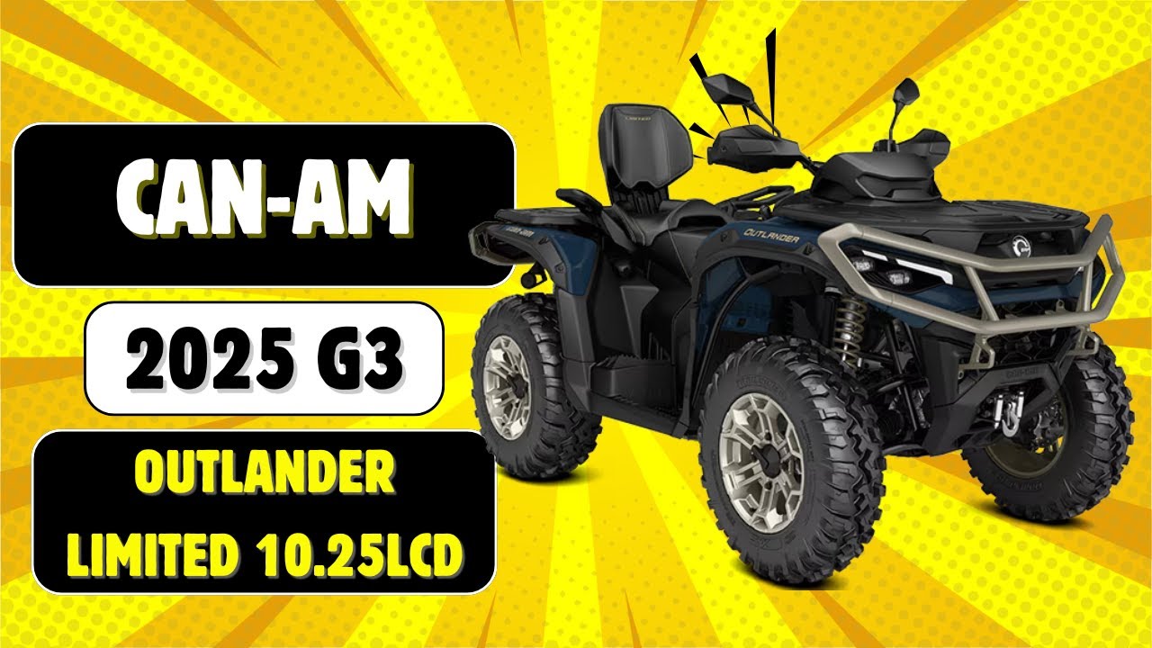 NEW CAN AM OUTLANDER 1000R MAX LIMITED 2025 G3 BIG DISPLAY 10.25