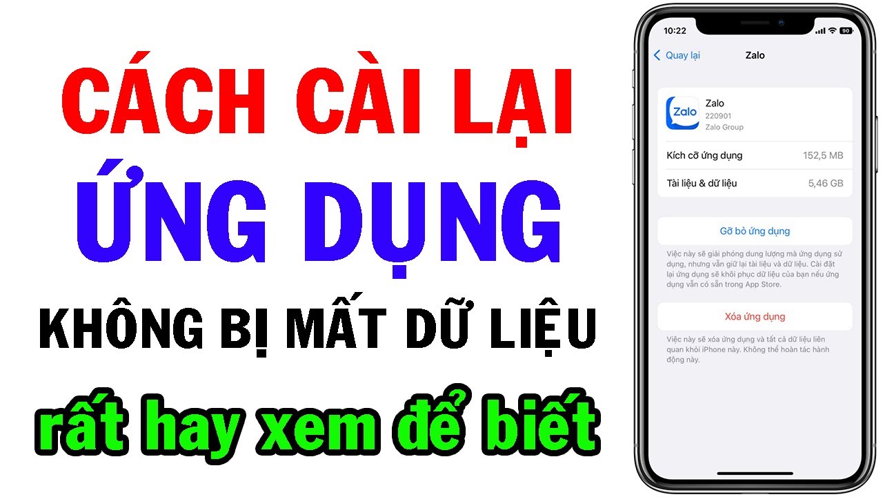 Cách cài lại ứng dụng không bị mất dữ liệu || Cách cài lại ứng dụng đã xóa trên iphone || Mẹo Hay