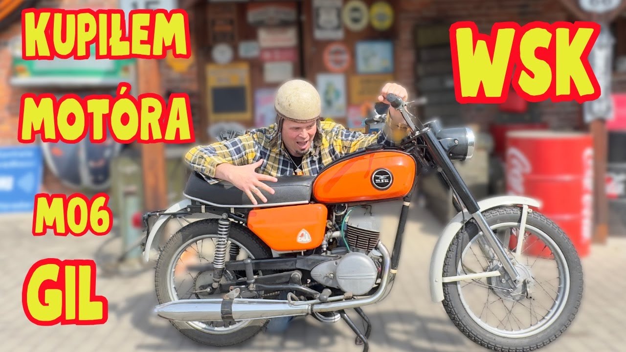 Motocykl WSK GIL z 1978 roku - Kupiłem Go w Ciemno